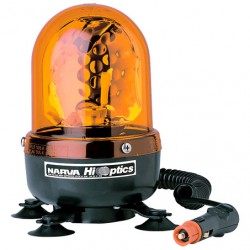 LIGHTING HALOGEN BABY BEACON AMBER 12-24 VOLTS MAGNETIC MOUNT