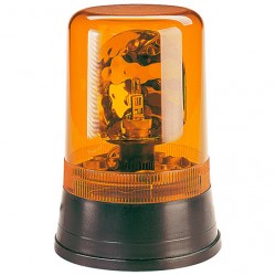 LIGHTING HALOGEN BEACON AMBER 12-24 VOLTS FIXED MOUNT