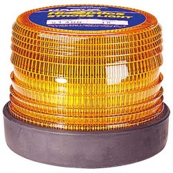 LIGHTING COMMERCIAL & CONSTRUCTION STROBE AMBER 12-48 VOLTS FLANGE MOUNT