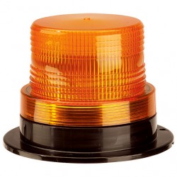 LIGHTING SINGLE FLASH STROBE AMBER 12-48 VOLTS PERMANENT MOUNT