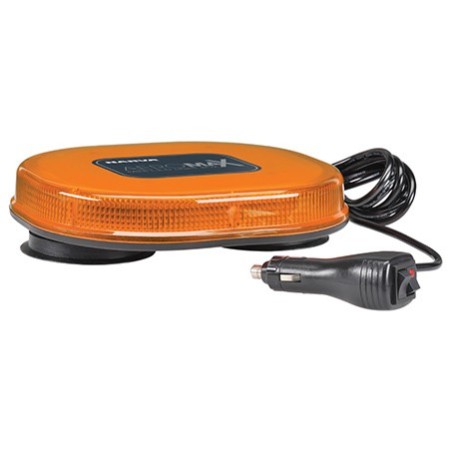 LIGHTING AMBER L.E.D LIGHT BOX AMBER LENS 12-48 VOLTS MAGNETIC MOUNT