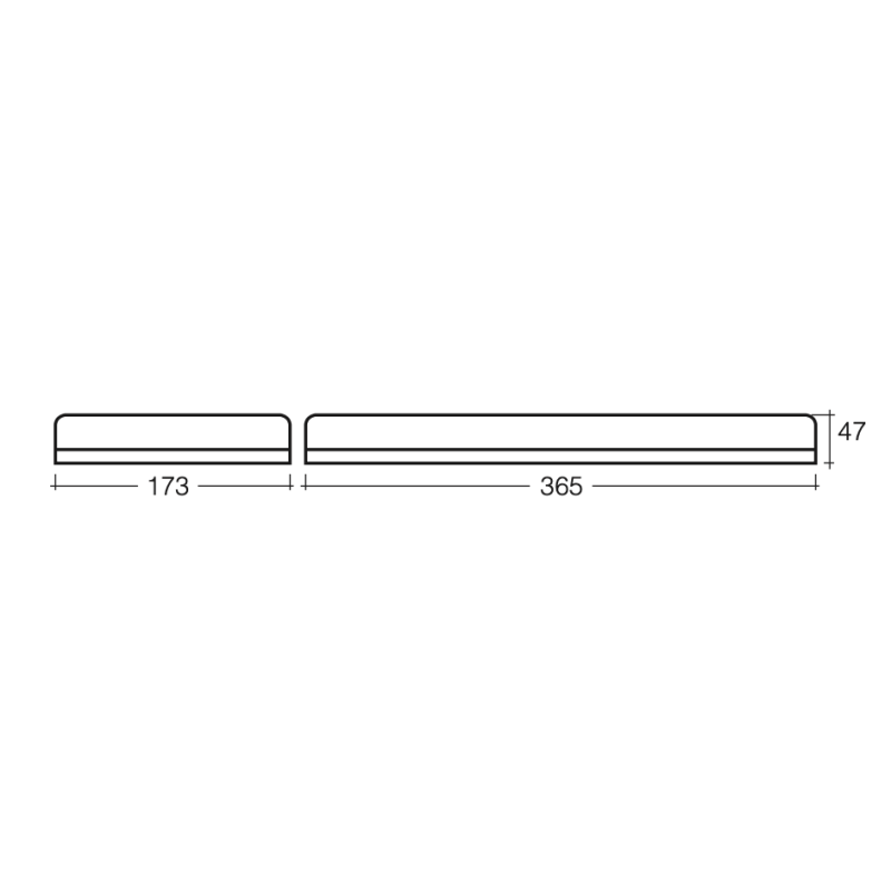 LIGHTING NARVA 12/24V AEROMAX LED MINI BAR PERMANENT MOUNT