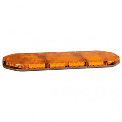 LIGHTING 36" AMBER L.E.D LIGHT BOX AMBER LENS 12-24 VOLTS PERMANENT MOUNT