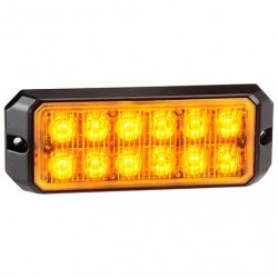 LIGHTING LED STROBE AMBER 12 OR 24V PERMANENT MOUNT