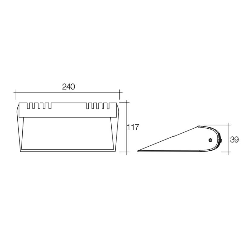 LIGHTING DASH LIGHTS WARNING BOX AMBER 12-24 VOLTS