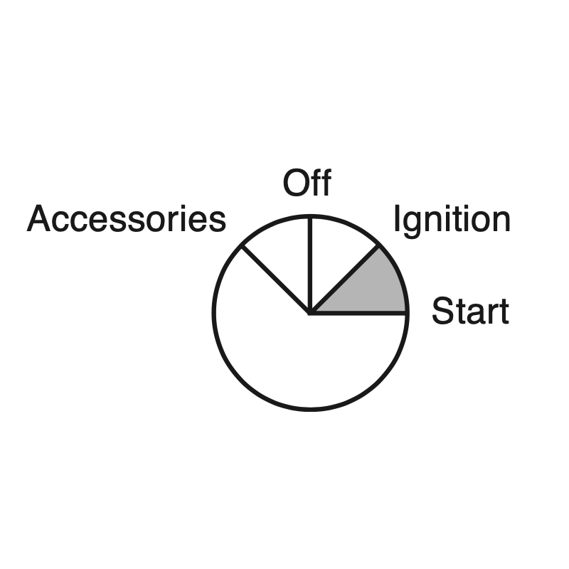ELECTRICAL IGNITION SWITCH 30 AMP RATING OFF-ON-IGNITION-START