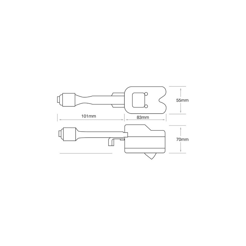 ELECTRICAL INDICATOR SIGNAL SWITCH 12 VOLT GREEN ILLUMINATED