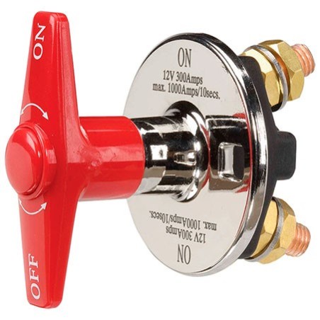 BATTERY ISOLATOR ON-OFF 300 AMP RATED ON-OFF