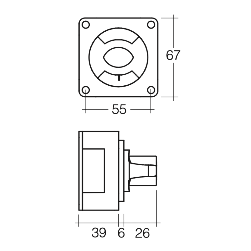 BATTERY ISOLATOR ON-OFF SWITCH 300 AMP RATING