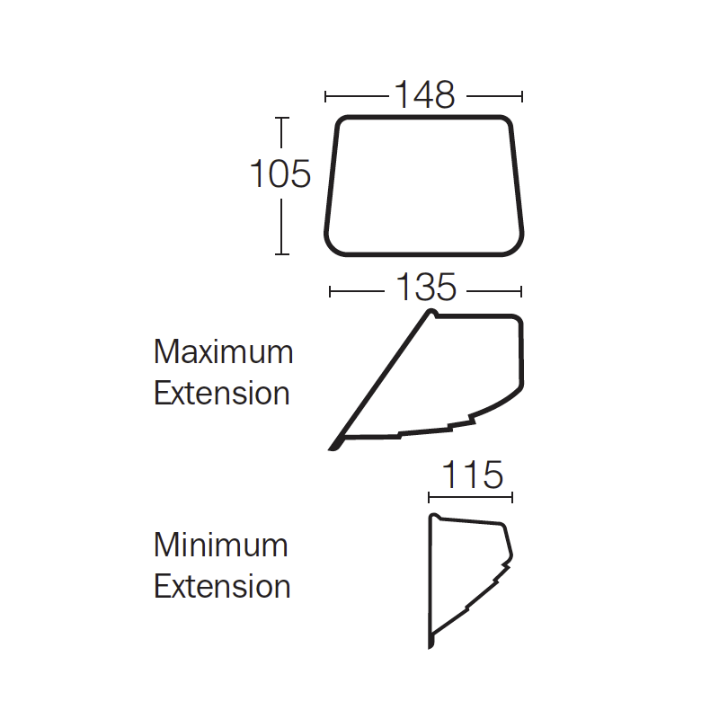 COMBINATION/TAIL BRAKE LIGHT EYE LEVEL ADJ