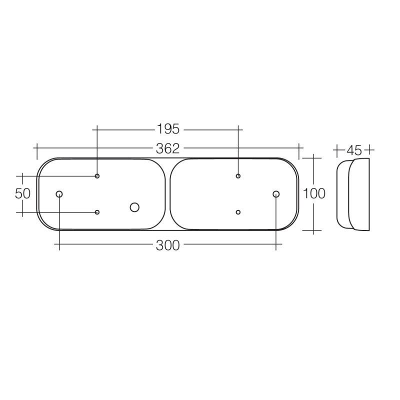 COMBINATION/TAIL STOP/TAIL/INDICATOR/REVERSE LIGHT LED 9 TO 33V