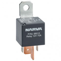 ELECTRICAL NORMALLY OPEN CONTACTS 4-PIN 12 VOLTS 70 AMP WITH RESISTOR