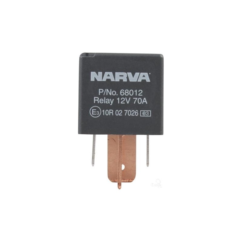 ELECTRICAL NORMALLY OPEN CONTACTS 4-PIN 12 VOLTS 70 AMP WITH RESISTOR