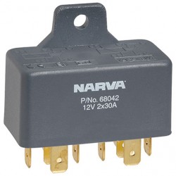 ELECTRICAL NORMALLY OPEN CONTACTS 12 VOLT TWIN RELAY