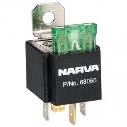 ELECTRICAL FUSED RELAY CONTACTS 12 VOLT 4-PIN