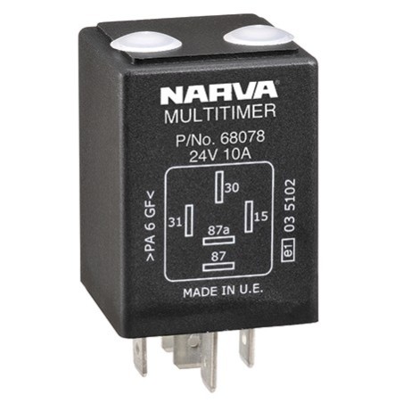 ELECTRICAL TIMMER RELAY ADJUSTABLE 24 VOLT 5-PIN