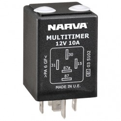 ELECTRICAL TIMMER RELAY ADJUSTABLE 12 VOLT 10 AMP 5-PIN