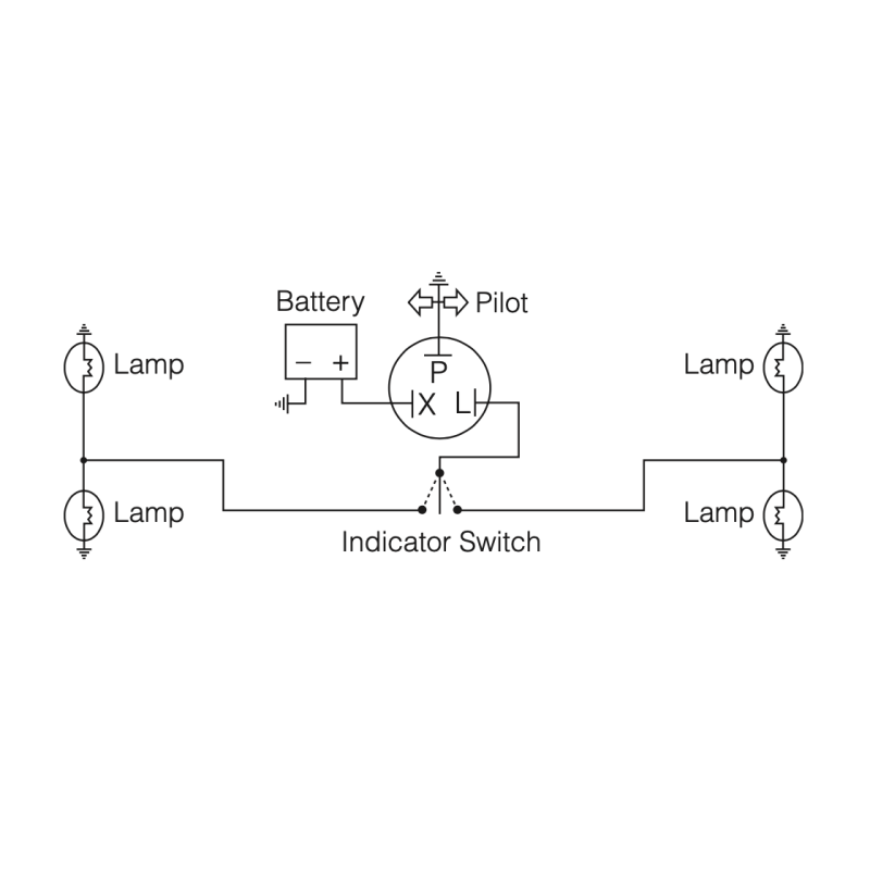 ELECTRICAL ELECTRIC FLASHER CAN 24 VOLT 3-PIN