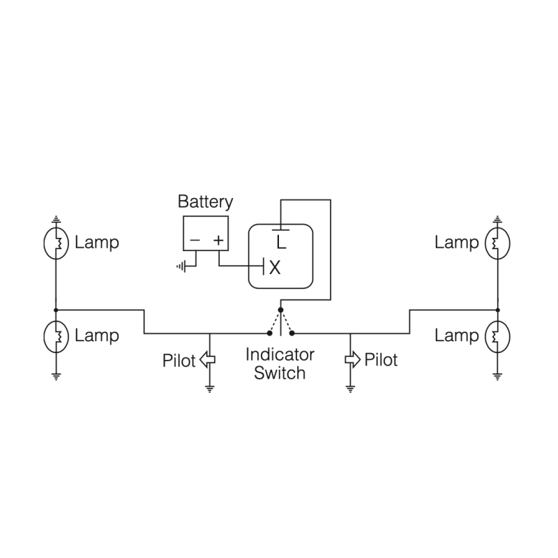 ELECTRICAL ELECTRONIC FLASHER CAN 12 VOLT 2-PIN