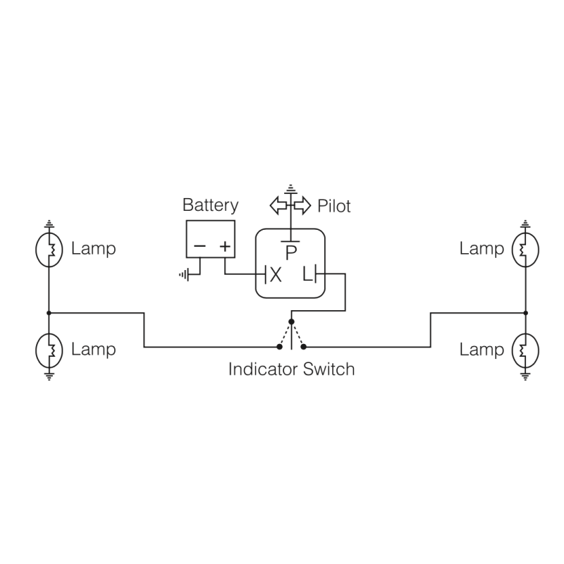 ELECTRICAL ELECTRONIC FLASHER CAN 12 VOLT 3-PIN