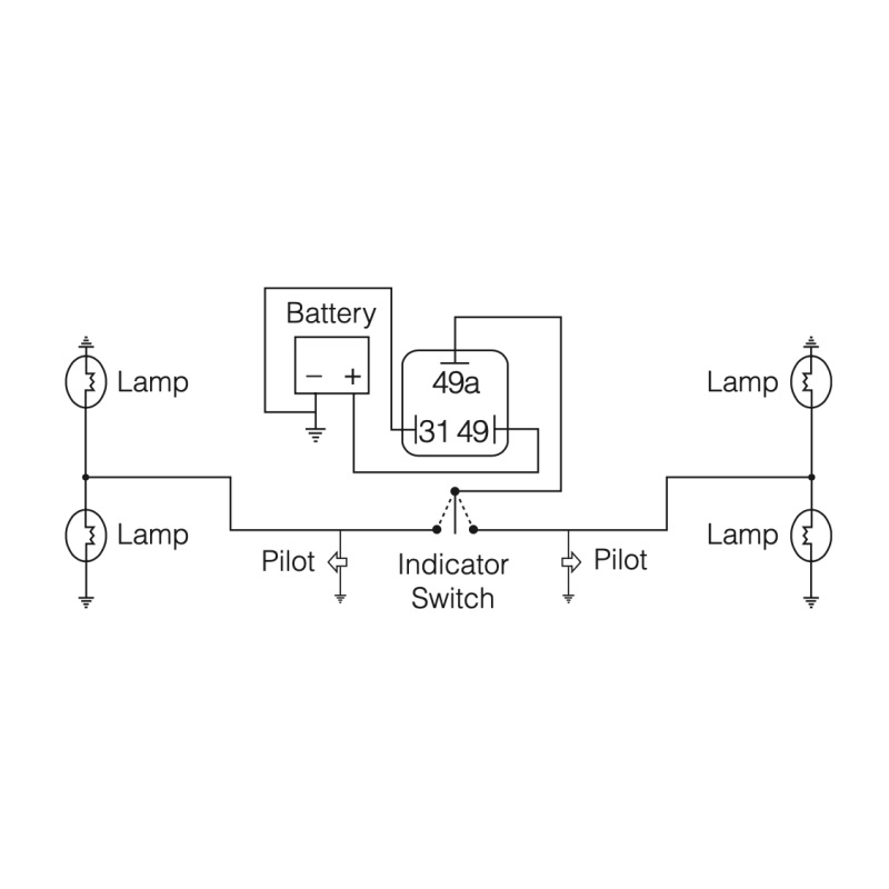ELECTRICAL ELECTRONIC FLASHER CAN 12 VOLT 3-PIN
