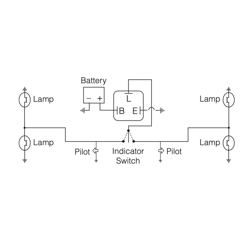ELECTRICAL ELECTRONIC FLASHER CAN 12 VOLT 3-PIN