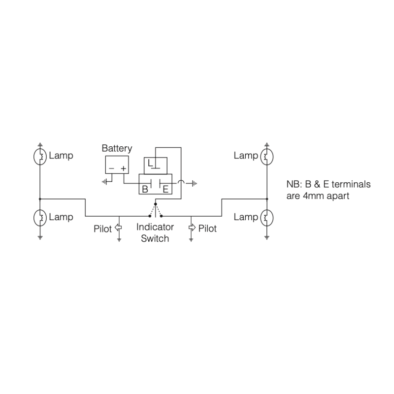 ELECTRICAL FLASHER CAN 12 VOLT 3-PIN SUIT JAPANESE MANUFACTURED VEHICLES