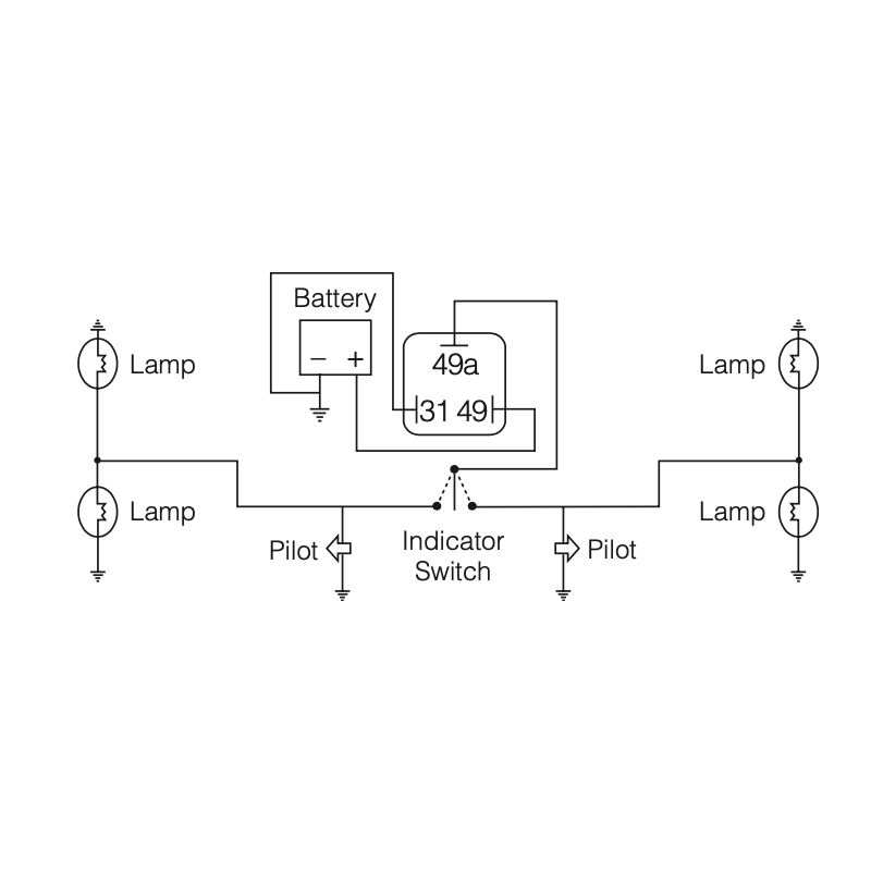 ELECTRICAL L.E.D FLASHER CAN 12 VOLT 3-PIN SUITED FOR TRUCK AND TRAILER APPLICATION