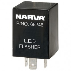 ELECTRICAL L.E.D FLASHER CAN 12 VOLT 3-PIN SUITED FOR TRUCK AND TRAILER APPLICATION