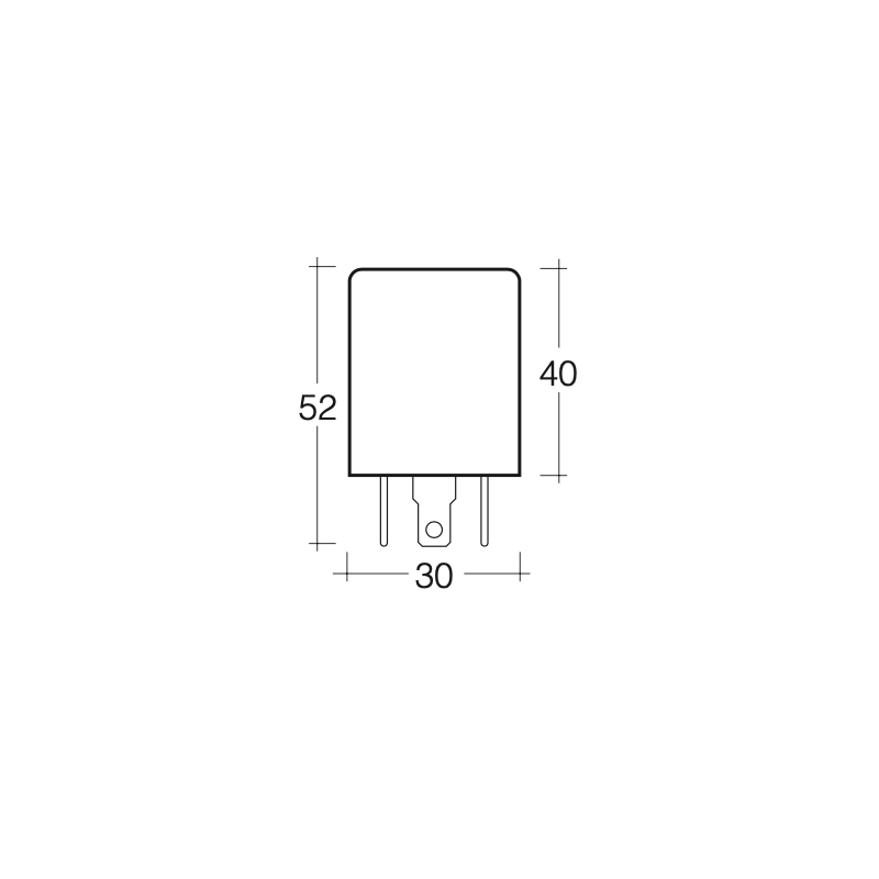 ELECTRICAL L.E.D FLASHER CAN 12 VOLT 3-PIN SUITED FOR TRUCK AND TRAILER APPLICATION