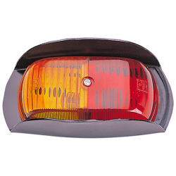 LIGHTING SIDE MARKER LIGHT RED-AMBER INCANDESCENT