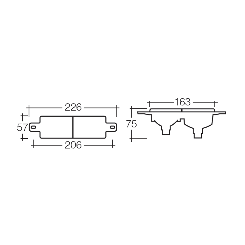 LIGHTING INDICATOR FLASHERS FRONT INDICATOR LAMP INCANDESCENT RECESSED MOUNT