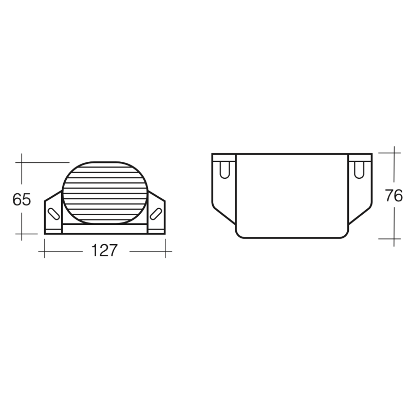 ALARM BACK UP 12-24 VOLT WHITE NOISE SQUAWK ALARM 77-97 DECIBELS