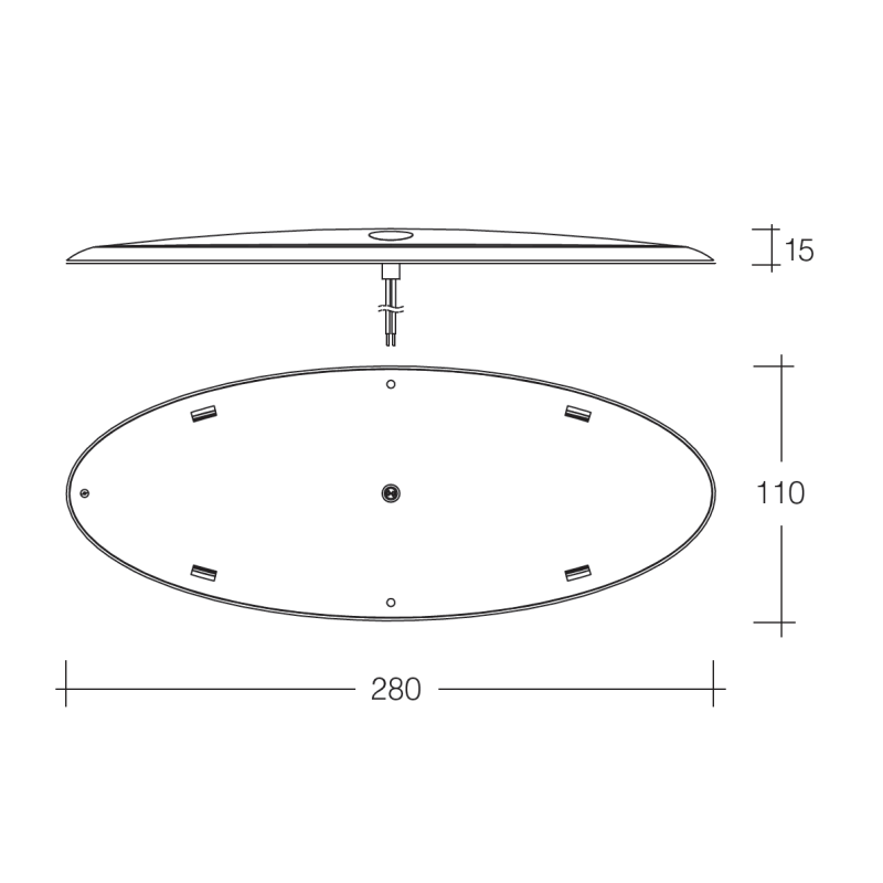 LIGHTING INTERIOR LIGHTS LED OVAL 9V TO 33V