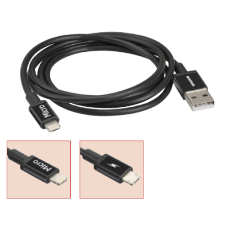 PHONE KIT BURY LIGHTING IPHONE MICRO USB LIGHTNING CABLE