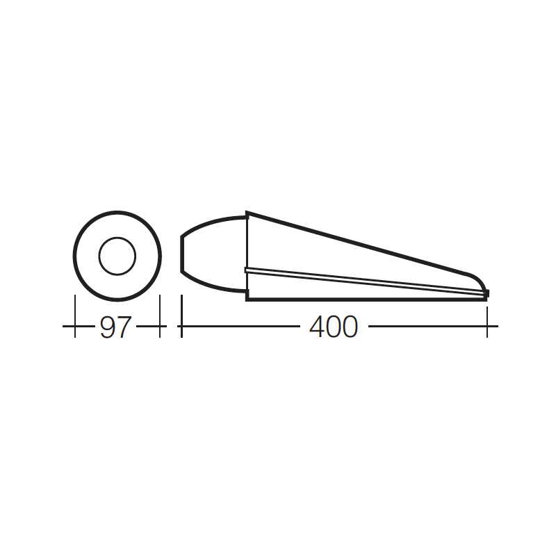 FRONT MARKER LIGHT AMBER INCANDESCENT