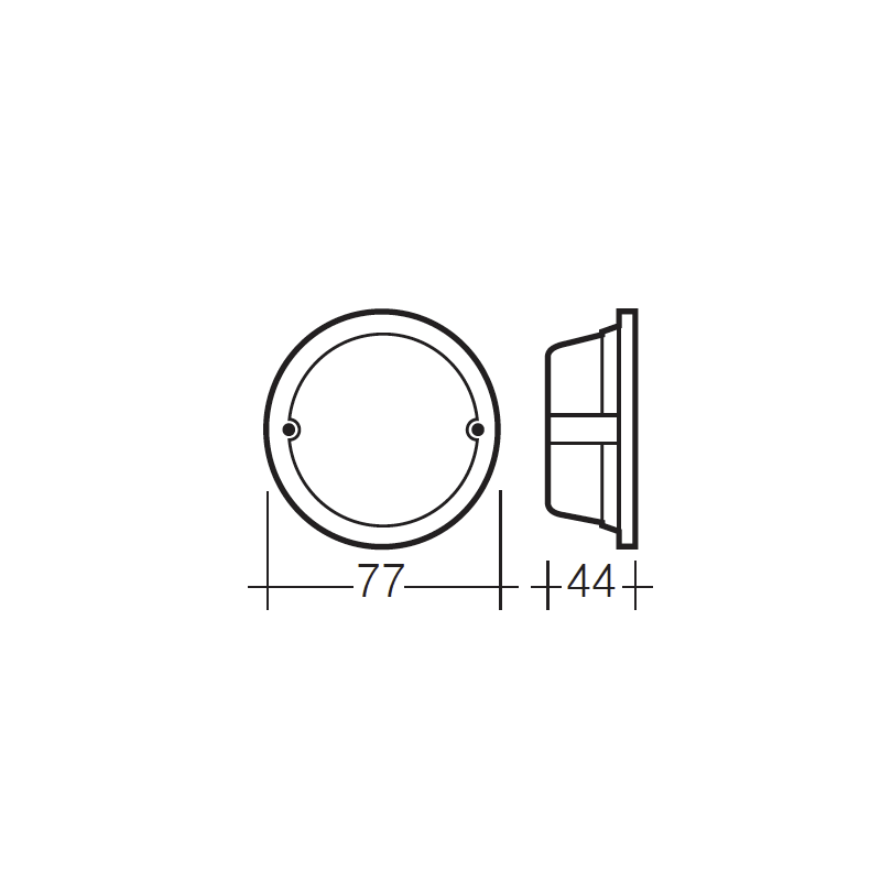 COMBINATION/TAIL RESERVE LIGHT INCANDESCENT PAD MOUNT