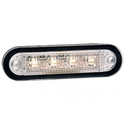 FRONT MARKER LIGHT CLEAR LED 9 TO 33V