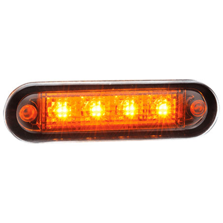 LIGHTS FRONT MARKER LIGHT AMBER LED 9 TO 33V