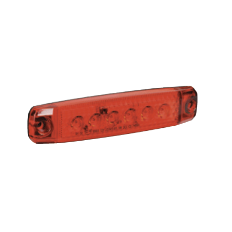 LIGHTS LED FRONT END OUTLINE MARKER RED 9 TO 33V