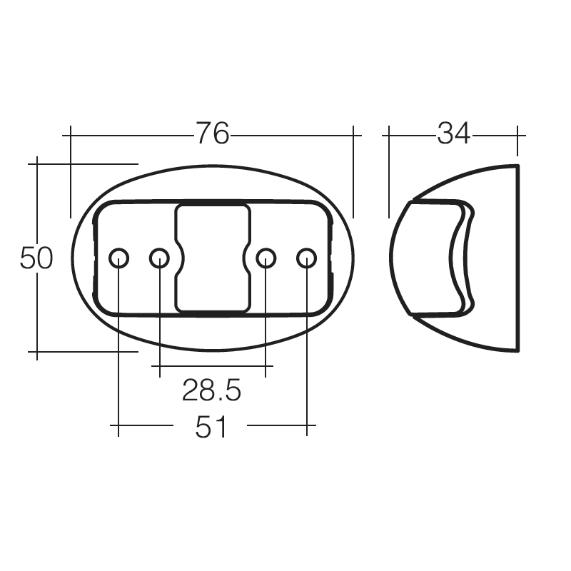 LIGHTS INDICATOR LAMP LED 9V TO 33V SURFACE MOUNT