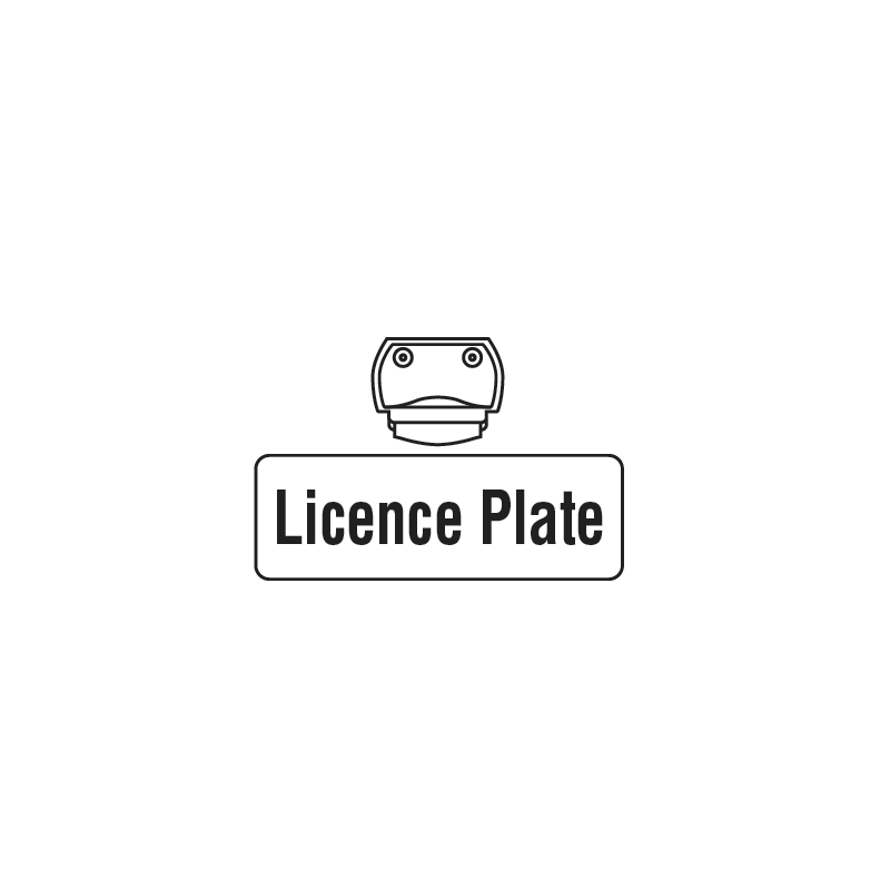 LIGHTS LICENSE PLATE LIGHT LED 9V TO 33V WITH 5 LEDS