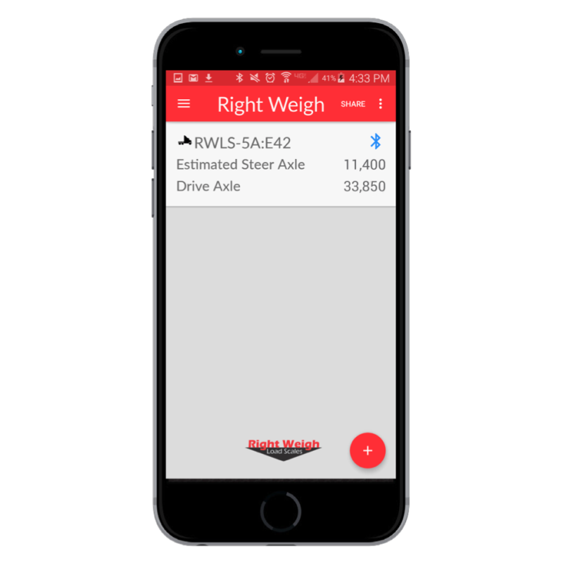 HEAVY MACHINERY  WEIGHT LOAD SCALES BLUE TOOTH EXTERIOR SINGLE INPUT