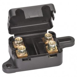 ELECTRICAL NARVA TWIN IN LINE FUSE HOLDER ANG-ANS WITH COVER