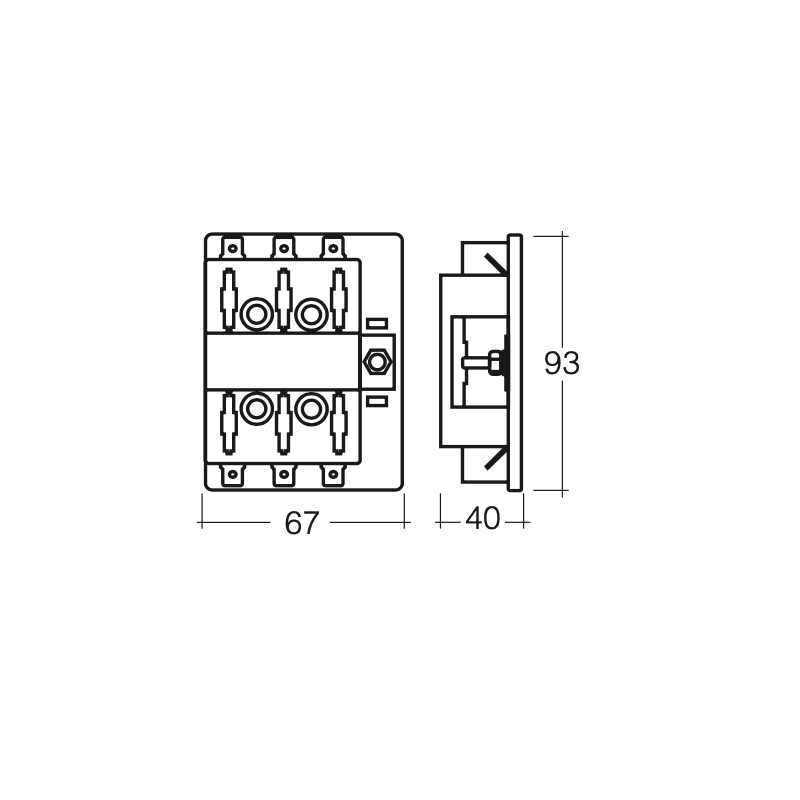 ELECTRICAL NARVA 6 WAY STANDARD BLADE FUSE BOX 150 AMP