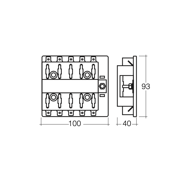 ELECTRICAL NARVA 10 WAY STANDARD BLADE FUSE BOX 150 AMP WITH COVER