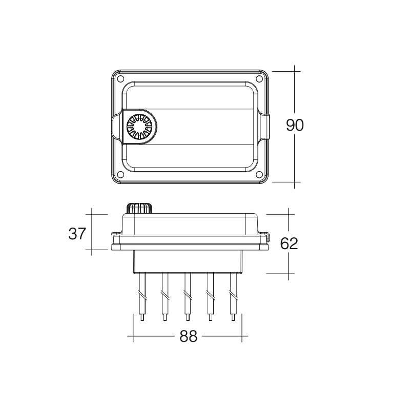 ELECTRICAL NARVA MARINE 10 WAY WEATHERPROOF ATS BLADE FUSE BOX