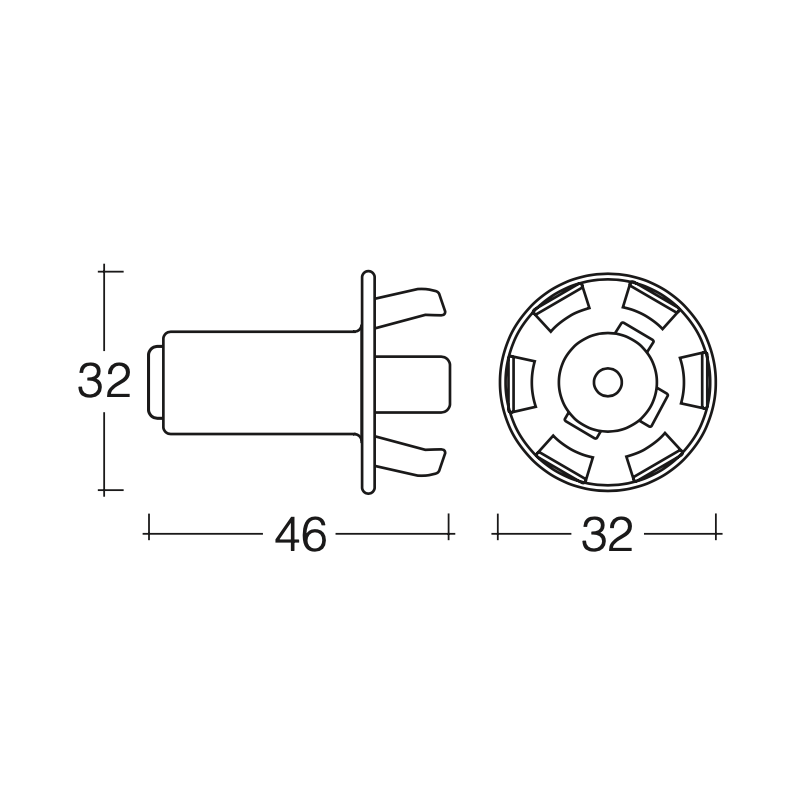 LIGHTING GLOBE CONNECTOR BA15s BASE GLOBE HOLDER