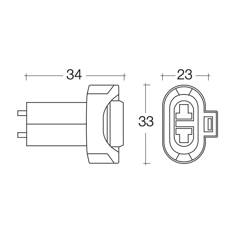 LIGHTING GLOBE CONNECTOR H9 BASE GLOBE HOLDER