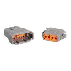 NARVA DTM DEUTSCH CONNECTOR KIT M/F 12 WAY 7.5A RATING SIZE 20 TERMINALS